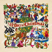 Load image into Gallery viewer, 12 Days of Christmas Fine Art Print Art Print catstudio