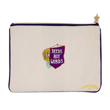 Load image into Gallery viewer, 19th Amendment Zip Pouch Pouch catstudio Sunflower Back