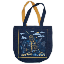 Load image into Gallery viewer, Empire State Denim Tote Bag