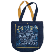 Load image into Gallery viewer, England Denim Tote Bag