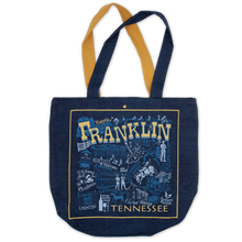 Load image into Gallery viewer, Franklin Denim Tote Bag