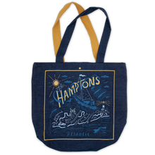 Load image into Gallery viewer, Hamptons Denim Tote Bag