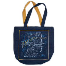 Load image into Gallery viewer, Indiana Denim Tote Bag