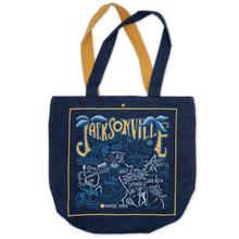 Load image into Gallery viewer, Jacksonville Denim Tote Bag