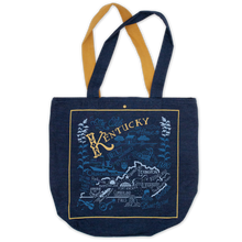 Load image into Gallery viewer, Kentucky Denim Tote Bag