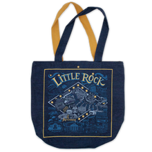 Load image into Gallery viewer, Little Rock Denim Tote Bag