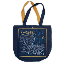Load image into Gallery viewer, Louisiana Denim Tote Bag