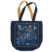 Load image into Gallery viewer, Mississippi Coast Denim Tote Bag