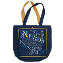 Load image into Gallery viewer, Nevada Denim Tote Bag