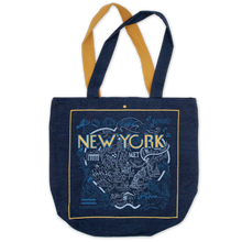 Load image into Gallery viewer, New York City Denim Tote Bag