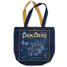 Load image into Gallery viewer, Oakland Denim Tote Bag