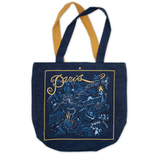 Load image into Gallery viewer, Paris Denim Tote Bag