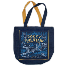 Load image into Gallery viewer, Rocky Mtn Denim Tote Bag