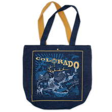 Load image into Gallery viewer, Summer Colorado Denim Tote Bag