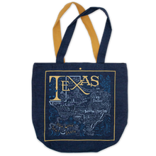 Load image into Gallery viewer, Texas Denim Tote Bag