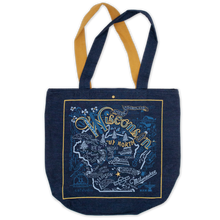 Load image into Gallery viewer, Wisconsin Denim Tote Bag