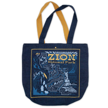 Load image into Gallery viewer, Zion Denim Tote Bag