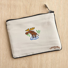 Load image into Gallery viewer, Adirondacks Zip Pouch - Natural Pouch catstudio