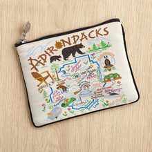 Load image into Gallery viewer, Adirondacks Zip Pouch - Natural Pouch catstudio
