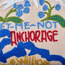 Load image into Gallery viewer, Alaska Hand-Embroidered Pillow Pillow catstudio