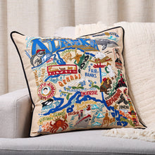 Load image into Gallery viewer, Alaska Hand-Embroidered Pillow Pillow catstudio