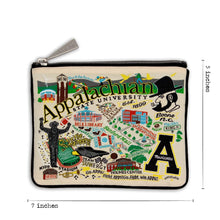 Load image into Gallery viewer, Appalachian State University Collegiate Zip Pouch Pouch catstudio