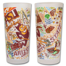 Load image into Gallery viewer, Arizona State University Collegiate Drinking Glass Glass catstudio