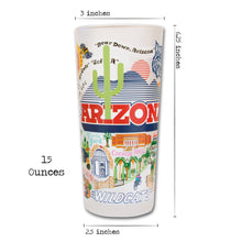 Load image into Gallery viewer, Arizona, University of Collegiate Drinking Glass Glass catstudio