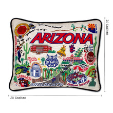 Load image into Gallery viewer, Arizona, University of Collegiate Embroidered Pillow Pillow catstudio