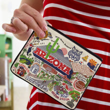 Load image into Gallery viewer, Arizona, University of Collegiate Zip Pouch Pouch catstudio