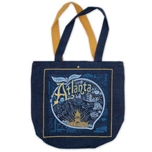 Load image into Gallery viewer, Atlanta Denim Tote Bag Denim Tote Bag catstudio