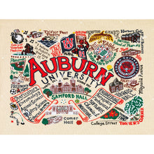 Load image into Gallery viewer, Auburn University Collegiate Fine Art Print Art Print catstudio