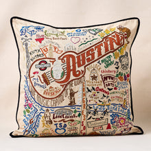 Load image into Gallery viewer, Austin Hand-Embroidered Pillow Pillow catstudio