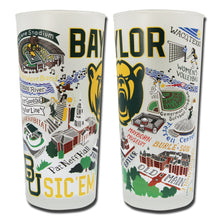 Load image into Gallery viewer, Baylor University Collegiate Drinking Glass Glass catstudio