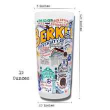 Load image into Gallery viewer, Berkeley, UC (Cal) Collegiate Drinking Glass Glass catstudio
