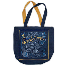Load image into Gallery viewer, Berkshires Denim Tote Bag Denim Tote Bag catstudio