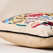 Load image into Gallery viewer, Berkshires Hand-Embroidered Pillow Pillow catstudio