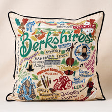 Load image into Gallery viewer, Berkshires Hand-Embroidered Pillow Pillow catstudio