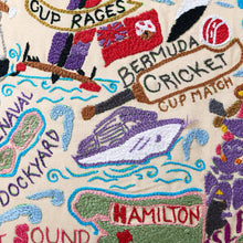 Load image into Gallery viewer, Bermuda Hand-Embroidered Pillow Pillow catstudio