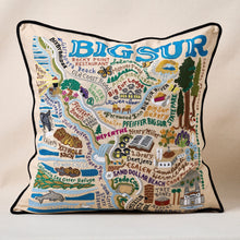 Load image into Gallery viewer, Big Sur Hand-Embroidered Pillow Pillow catstudio