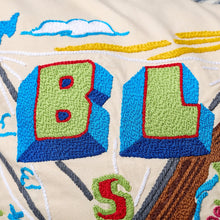 Load image into Gallery viewer, Block Island Hand-Embroidered Pillow Pillow catstudio