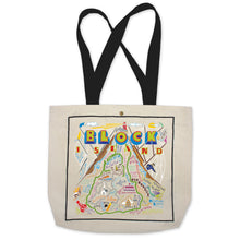 Load image into Gallery viewer, Block Island Tote Bag Canvas Tote Bag catstudio