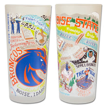 Load image into Gallery viewer, Boise State University Collegiate Drinking Glass Glass catstudio