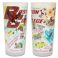 Load image into Gallery viewer, Boston College Collegiate Drinking Glass Glass catstudio