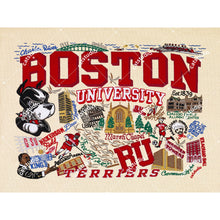 Load image into Gallery viewer, Boston University Collegiate Fine Art Print Art Print catstudio