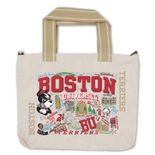Load image into Gallery viewer, Boston University Collegiate Tote Bag Collegiate Collegiate Tote Bag catstudio