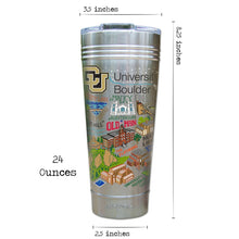 Load image into Gallery viewer, Boulder, University of Colorado Collegiate Thermal Tumbler Thermal Tumbler catstudio