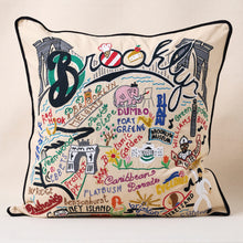 Load image into Gallery viewer, Brooklyn Hand-Embroidered Pillow Pillow catstudio