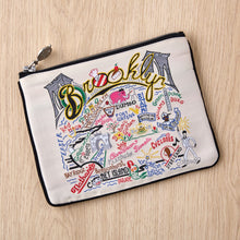 Load image into Gallery viewer, Brooklyn Zip Pouch - Natural Pouch catstudio