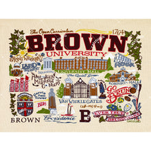 Load image into Gallery viewer, Brown University Collegiate Fine Art Print Art Print catstudio
